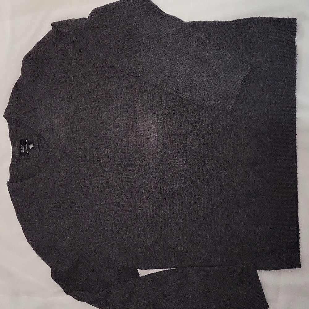 Alfani Charcoal V-Neck Sweater Size XXL